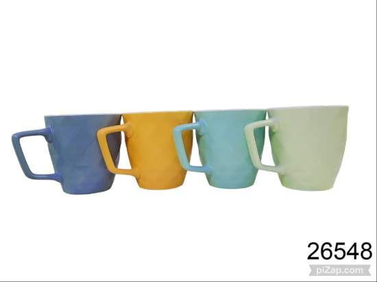 Imagen de TAZA CERAMICA COLORES 400ML 7.26